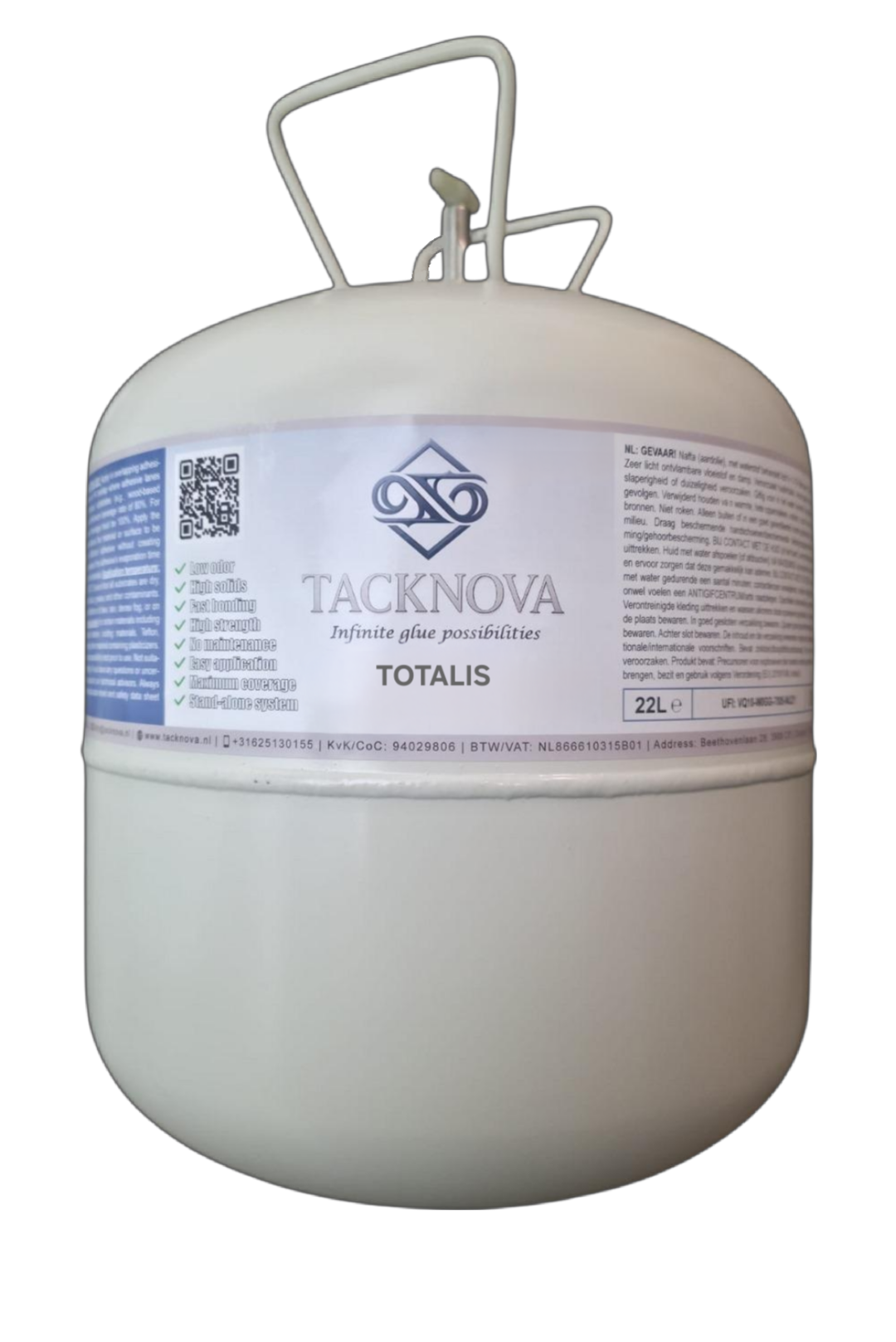 Totalis contact spray 22l adhesive canister
